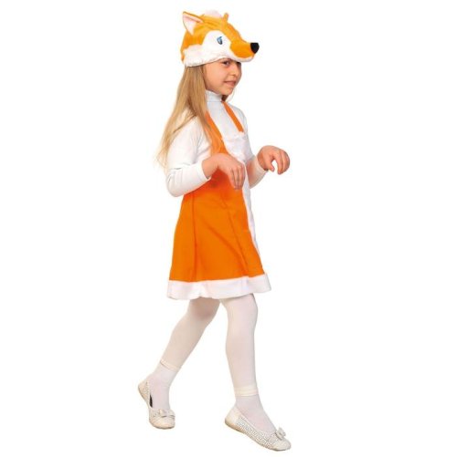 Карнавальный костюм "Лисичка" ткань-плюш рост 92-122  2747475
