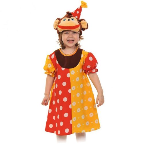 Карнавальный костюм "Мартышка Чита", маска, платье , рост 104-134 см    2582680