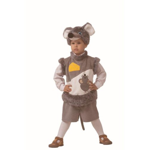 Карнавальный костюм "Мышонок Пик", плюш, р-р 28, рост 110 см 2220722