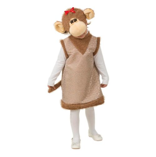 Карнавальный костюм "Обезьянка Дафна", шёлк,  размер 26-28   3468008 3468008