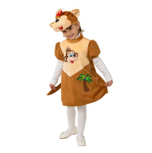 Карнавальный костюм "Обезьянка Лиана", плюш, размер 26-28    3468005