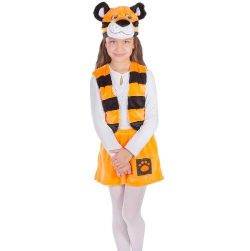 Карнавальный костюм "Тигрица", рост 122-128 см    3408473