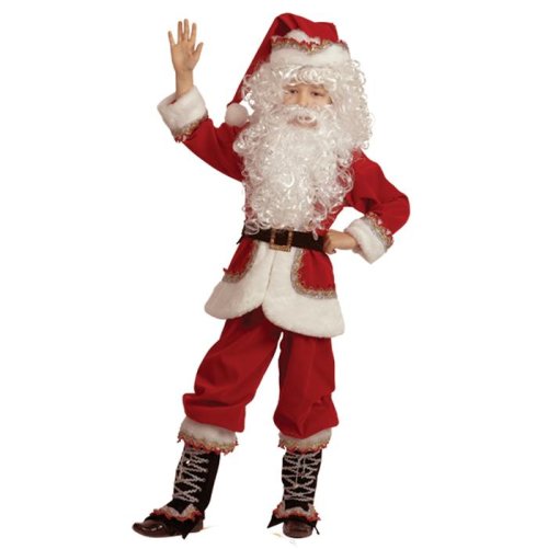 Карнавальный костюм "Санта Клаус", плюш и мех, р-р 32-34, рост 122-128 см 1040128
