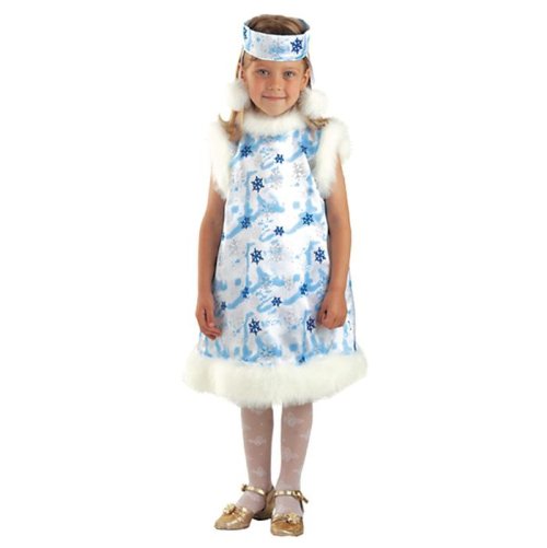 Карнавальный костюм "Снежинка", рост 122 см, размер 32 (222) 1040140