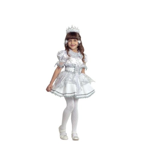 Карнавальный костюм "Снежинка", текстиль р.32, рост 122 см  2220536