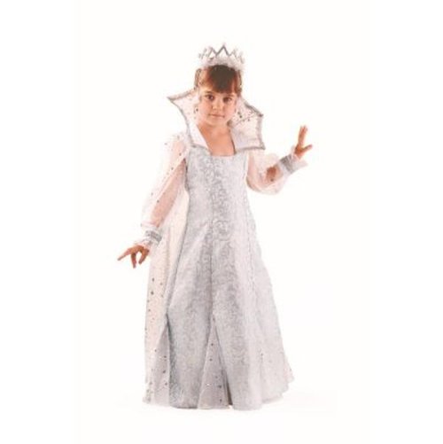 Детский карнавальный костюм "Снежная королева", парча, р-р 28, рост 110 см 2178983