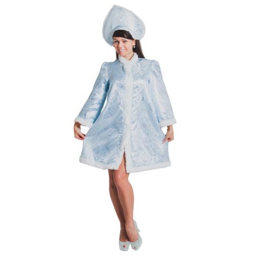 Карнавальный костюм "Снегурочка модная", р-р 42-44, рост 164 см 1694647