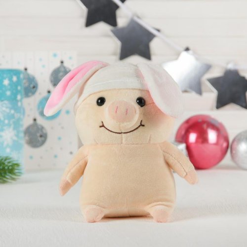 Мягкая игрушка поросёнок "Зайчик Стёпка" 3607847С