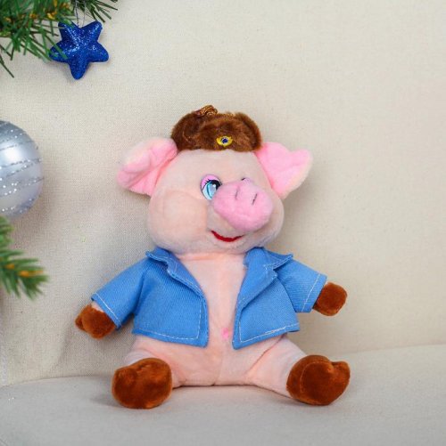 Мягкая игрушка "Поросёнок полицейский"        3138649С