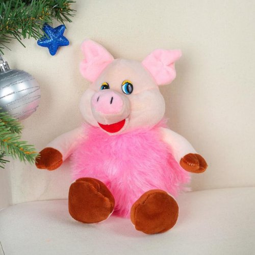 Мягкая игрушка "Свинюшка пушистое тельце"       3138643С