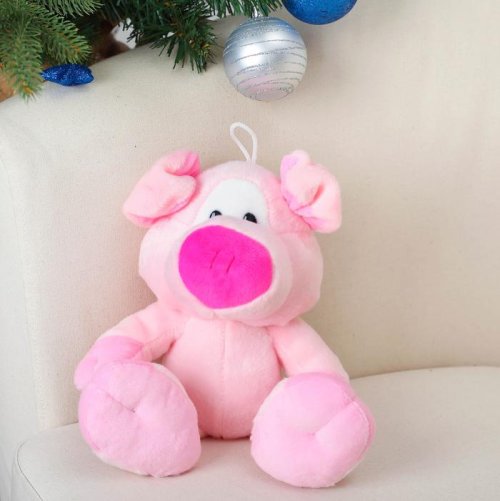 Мягкая игрушка "Хрюша большие лапки" с подвесом        3251435С