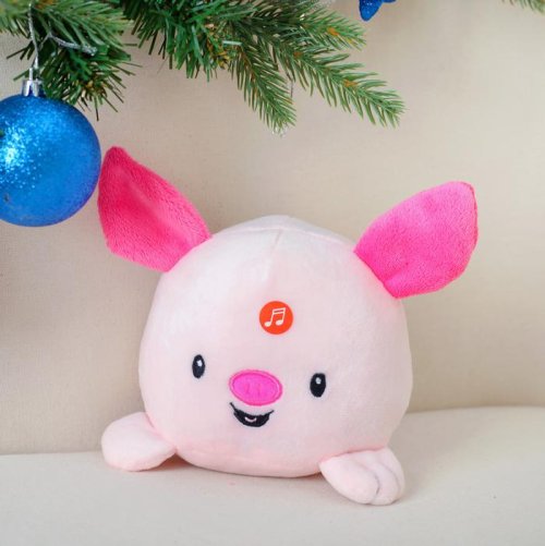 Мягкая музыкальная игрушка "Хрюшка длинные ушки"       3251376С