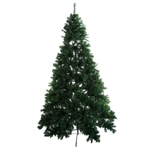 Елка зауженная 240 см, d иголок 7 см, d нижнего яруса 145 см, 1850 веток, металл подставка  703950
