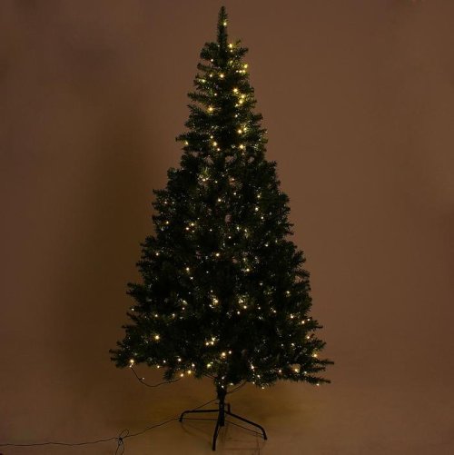 Елка Эксклюзив фибро зеленая классика 180 см, d нижнего яруса 105 см, 646 веток  1108619