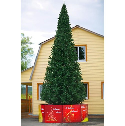 Ель искусственная уличная "Альпийская" зелёная 500±5 см d-320±10 см    2742626