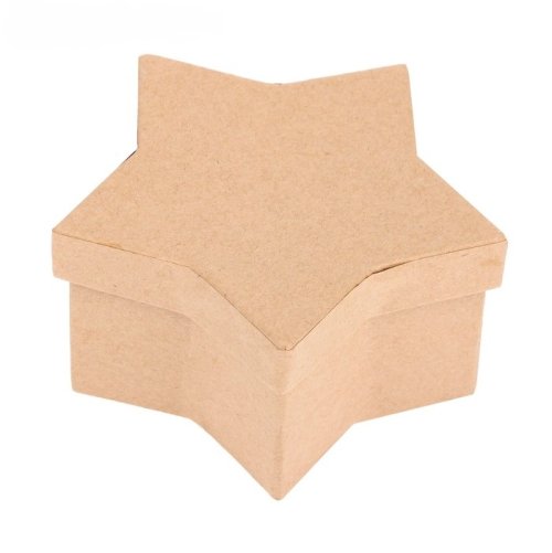 Основа для творчества и декорирования из папье-маше "Шкатулка - звезда" - 2шт 1858238