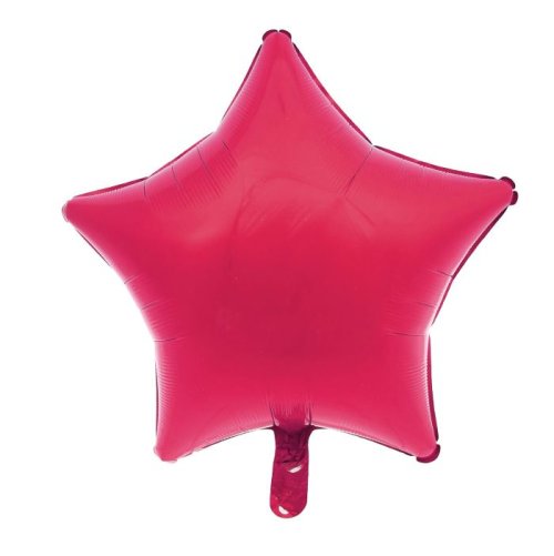 Шар фольгированный 19" "Звезда", металл, burgundy 1352552С