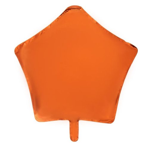 Шар фольгированный 18", звезда, металлик, цвет оранжевый 2612144С