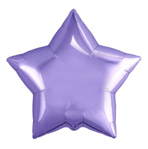 Шар фольгированный 21" звезда, пастель, цвет фиолетовый    4222739С
