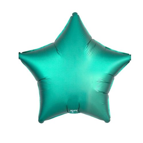 Шар фольгированный 21" звезда, цвет тиффани, мистик    3857953С