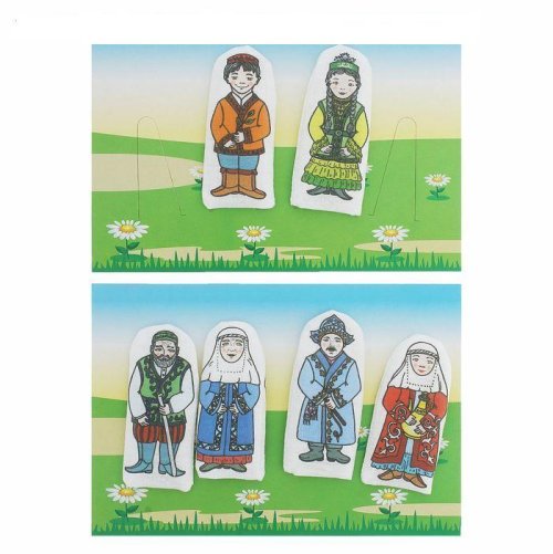 Набор пальчиковых кукол "Семья казахская" 1392971