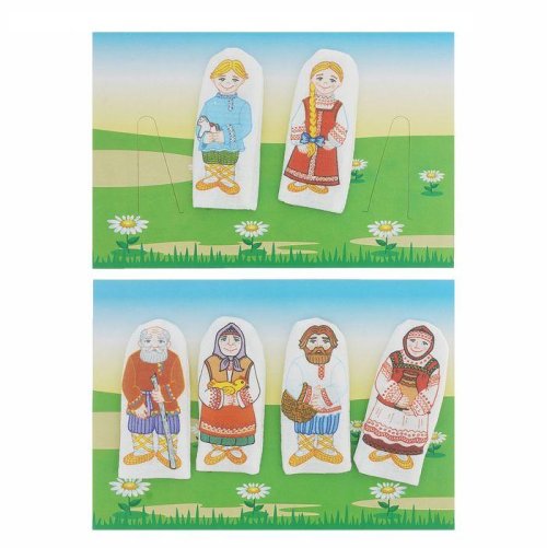 Набор пальчиковых кукол "Семья русская" 1392970