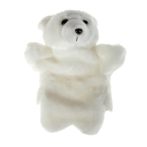Мягкая игрушка на руку "Белый медведь" 305060
