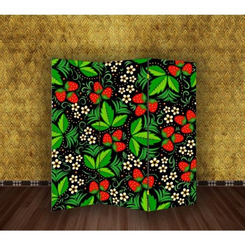 Ширма "Хохлома. Ягоды" 150х160см 1997376