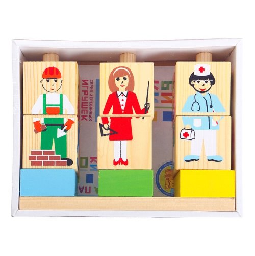 Кубики на палочке "Профессии" 893154