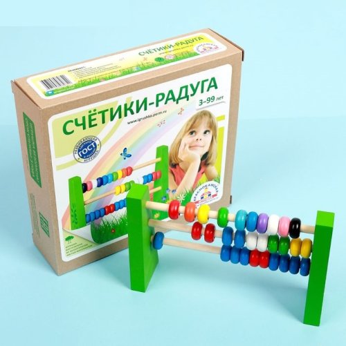 Счетики - Радуга  костяшка 2 × 1 см 2555413