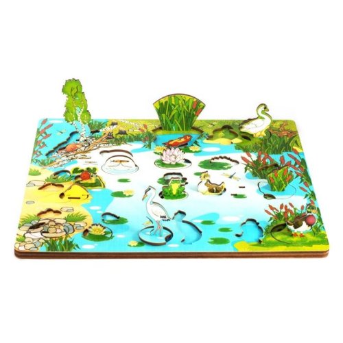 Рамка-вкладыш "Пруд"  40 деталей 2712136