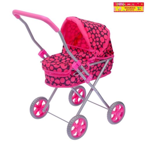 Коляска для кукол с чехлом, зимняя, металлический каркас 618745