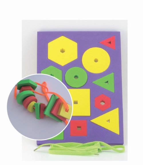 Шнуровка "Простые фигуры"  01-005