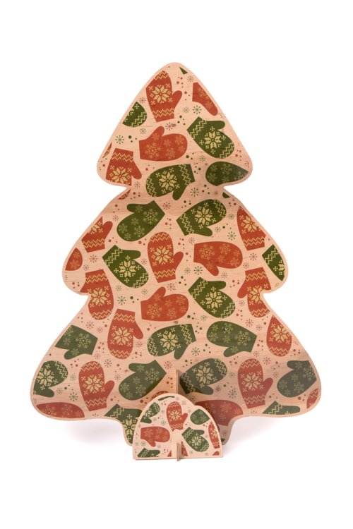 Ель Рождественская с варежками 37283К