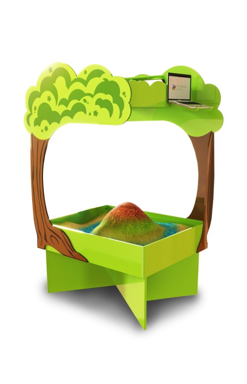 Интерактивная песочница - умный стол Полянка 37260