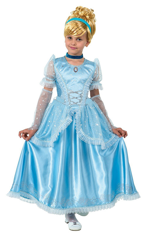 Карнавальный костюм Золушка. Атлас 7060Б