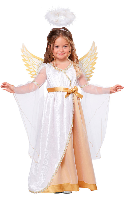 Костюм Рождественского Ангелочка для девочки 16-02646Б