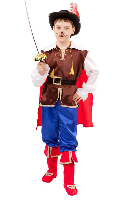 Костюм Хитрый Кот в сапогах 23-00133Б