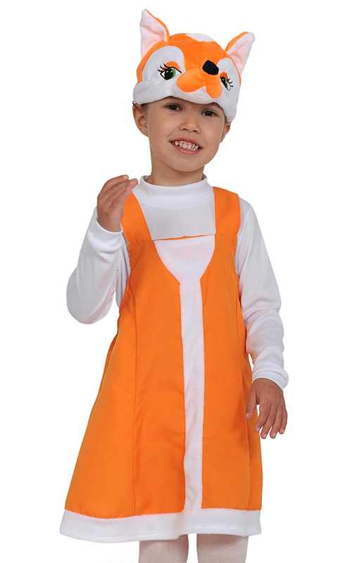 Костюм Лисички тканево-плюшевый 20-00100Б