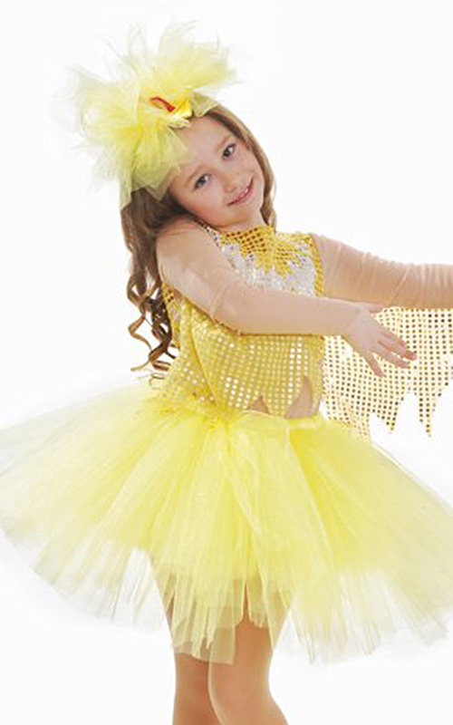 Костюм цыпленка с юбкой-пачкой 12-00925Б