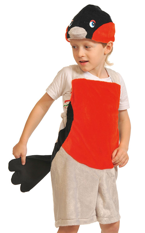 Костюм Снегиря плюшевый 20-00160Б